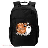The Only Ghost I Know Is The Holy Ghost Halloween Christian Backpack thumb 0