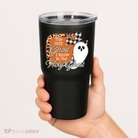 The Only Ghost I Know Is The Holy Ghost Halloween Christian Tumbler thumb 2