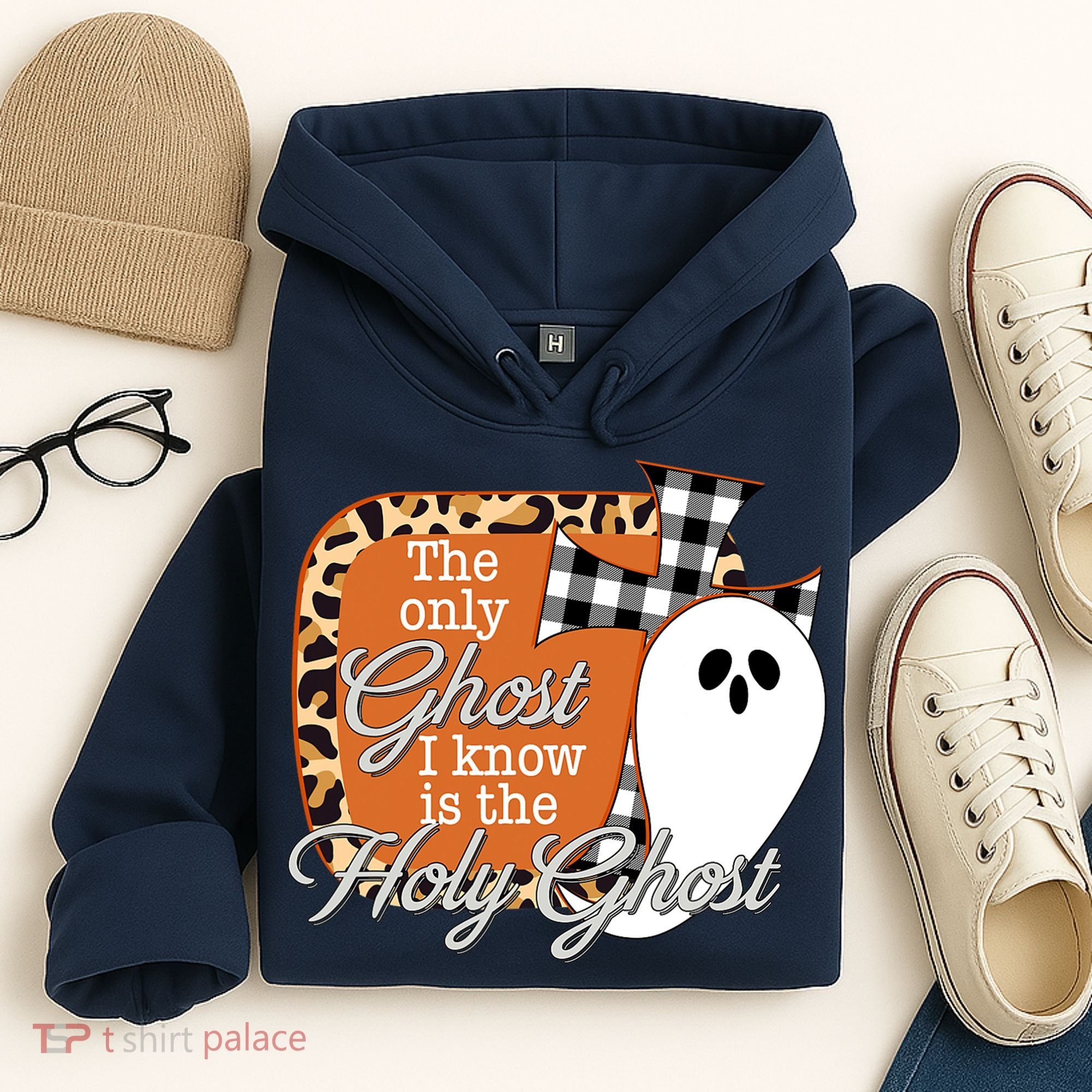 The Only Ghost I Know Is The Holy Ghost Halloween Christian Hoodie
