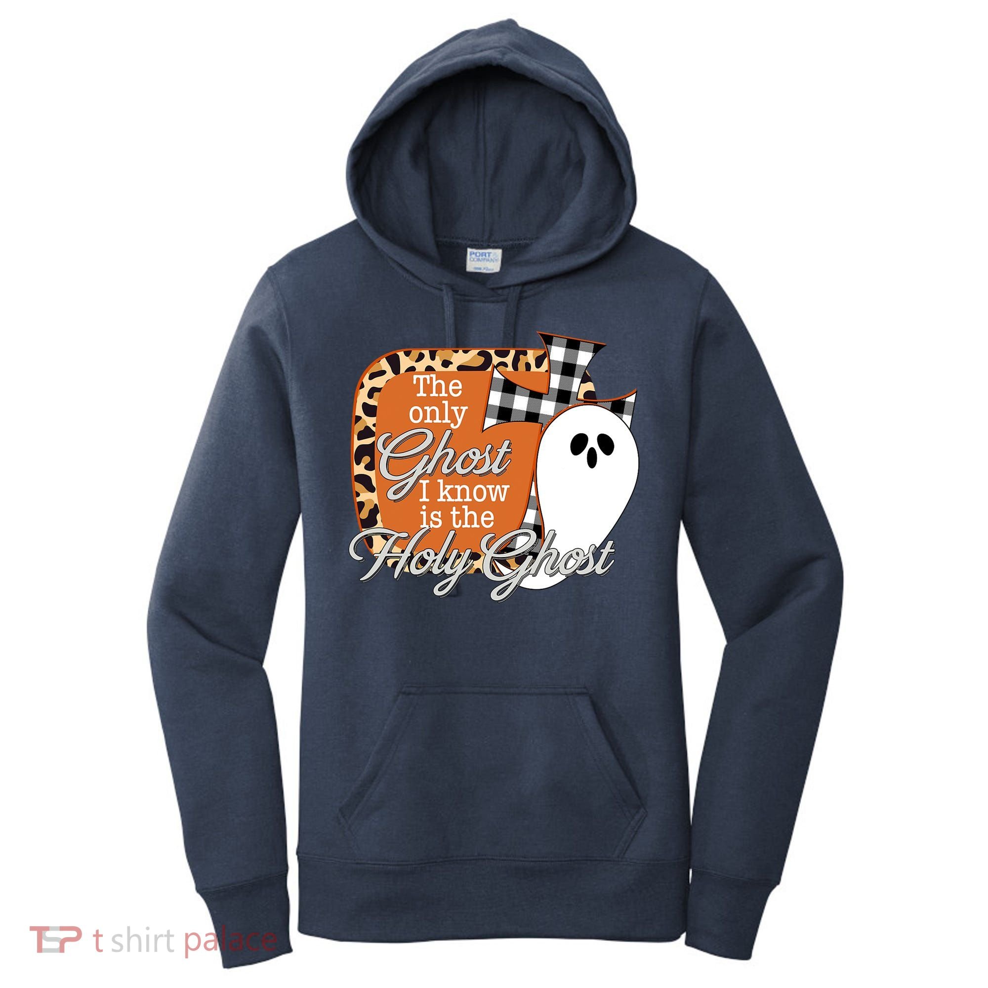 The Only Ghost I Know Is The Holy Ghost Halloween Christian Women's Hoodie