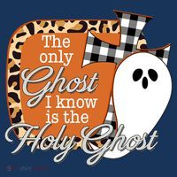 The Only Ghost I Know Is The Holy Ghost Halloween Christian Women's Tank Top thumb 5