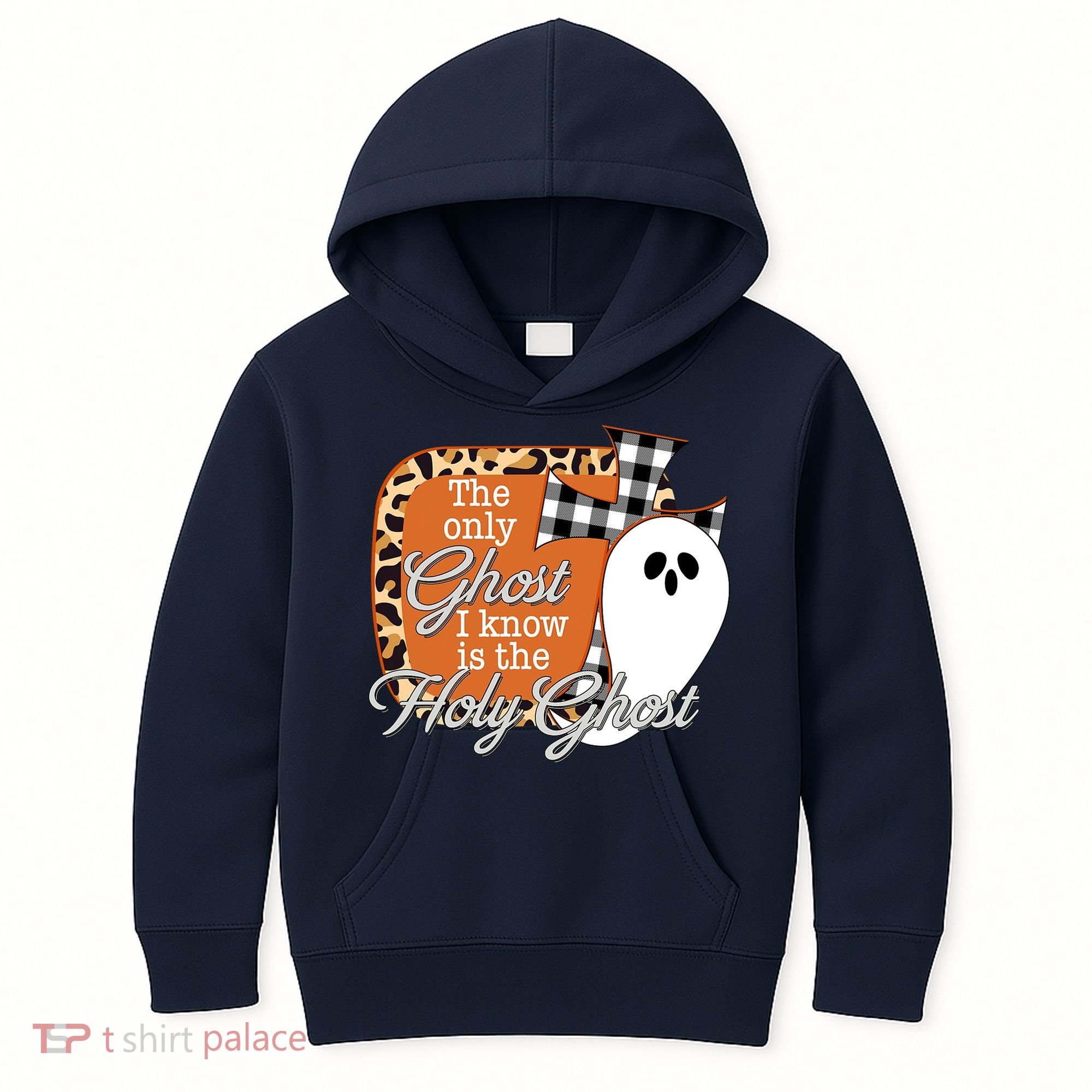 The Only Ghost I Know Is The Holy Ghost Halloween Christian Kids Hoodie