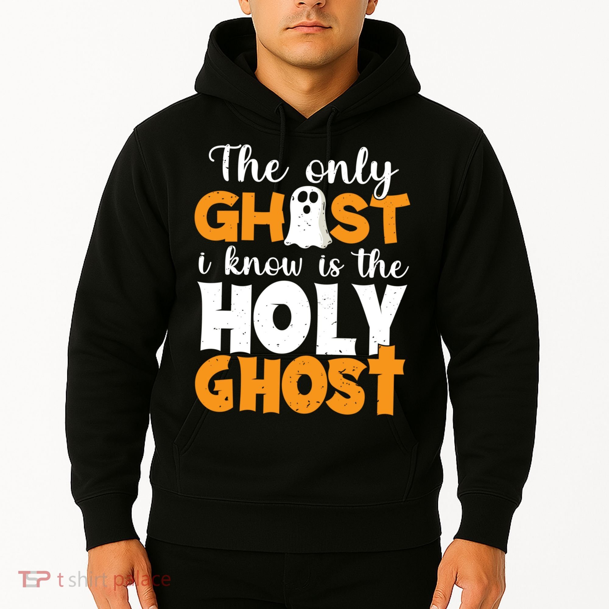 The Only Ghost I Know Is The Holy Ghost Halloween Christian Hoodie
