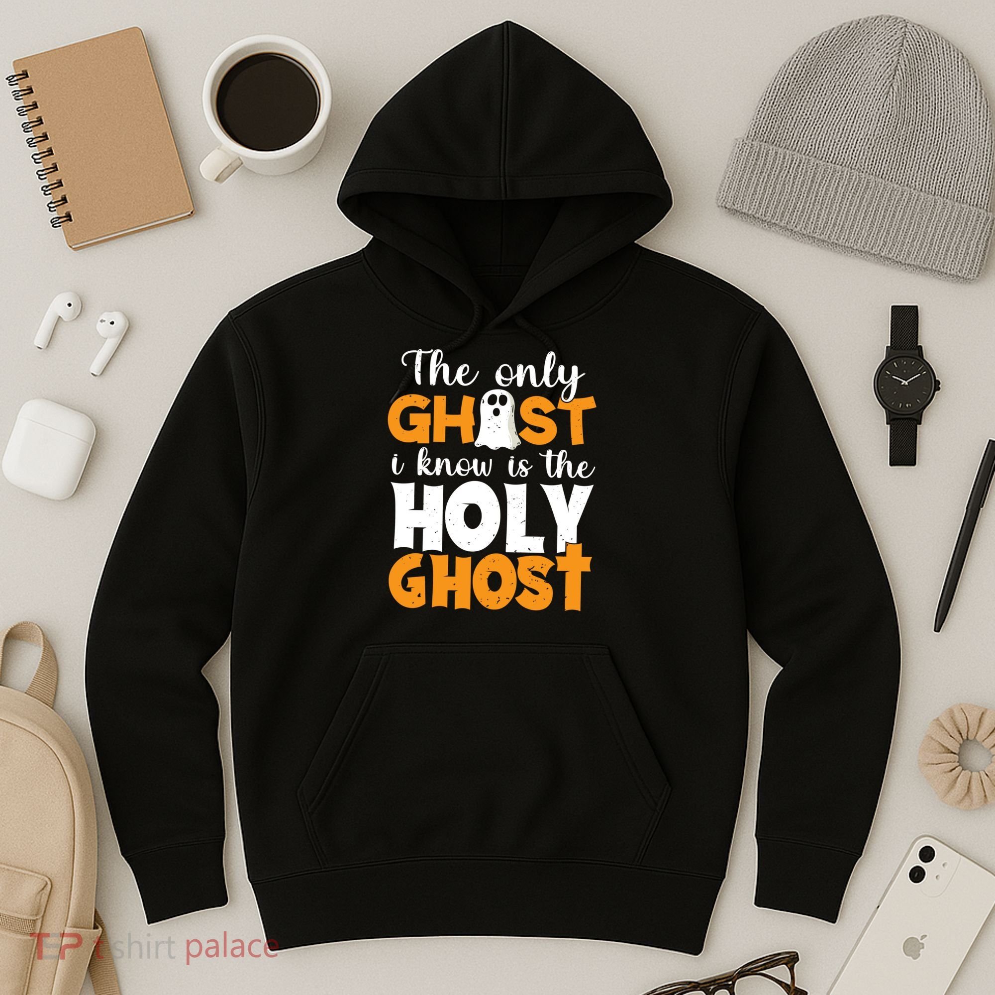 The Only Ghost I Know Is The Holy Ghost Halloween Christian Hoodie