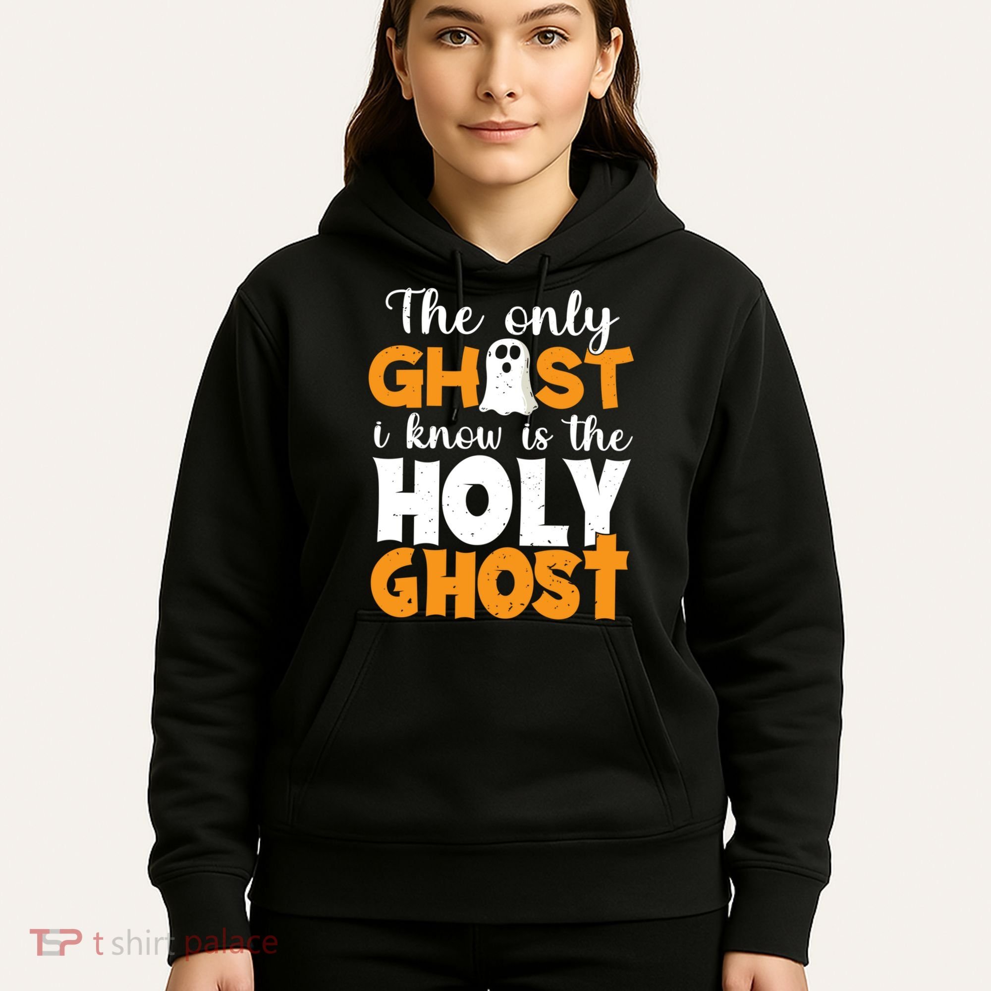 The Only Ghost I Know Is The Holy Ghost Halloween Christian Hoodie