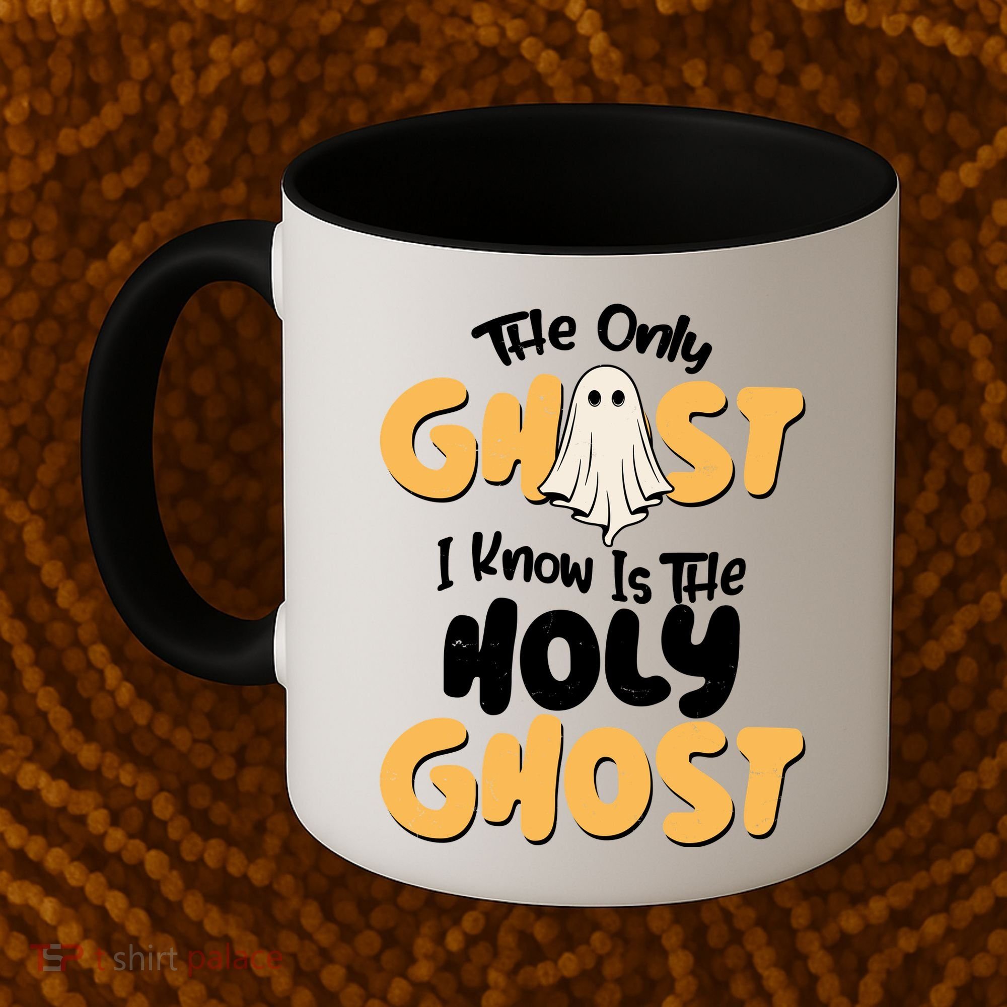 The Only Ghost I Know Is The Hold Ghost Christian Halloween Coffee Mug