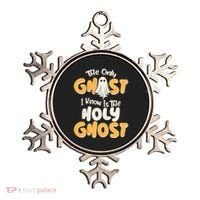The Only Ghost I Know Is The Hold Ghost Christian Halloween Ornament thumb 0