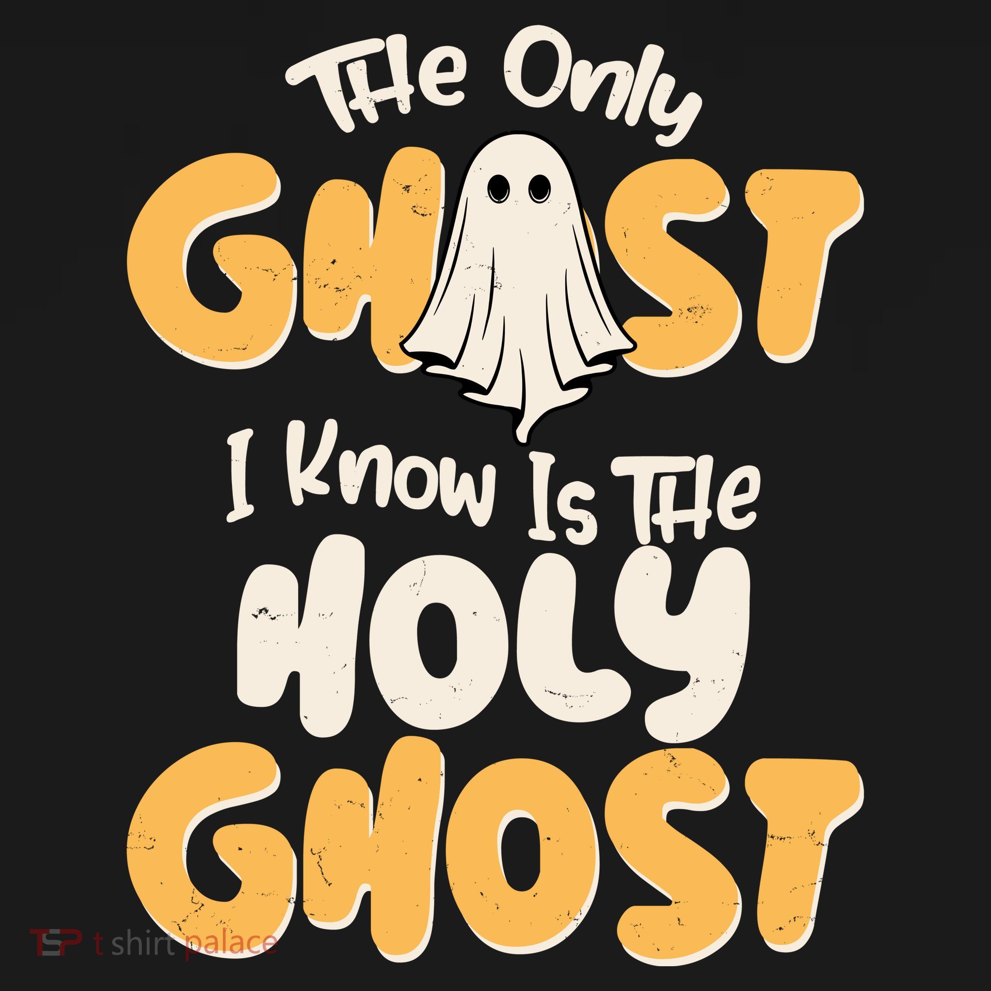 The Only Ghost I Know Is The Hold Ghost Christian Halloween Ornament