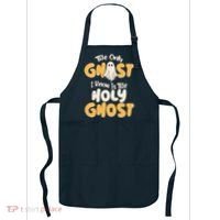 The Only Ghost I Know Is The Hold Ghost Christian Halloween Apron thumb 0