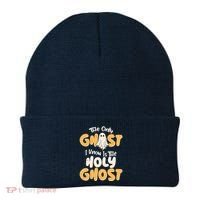 The Only Ghost I Know Is The Hold Ghost Christian Halloween Beanie thumb 0