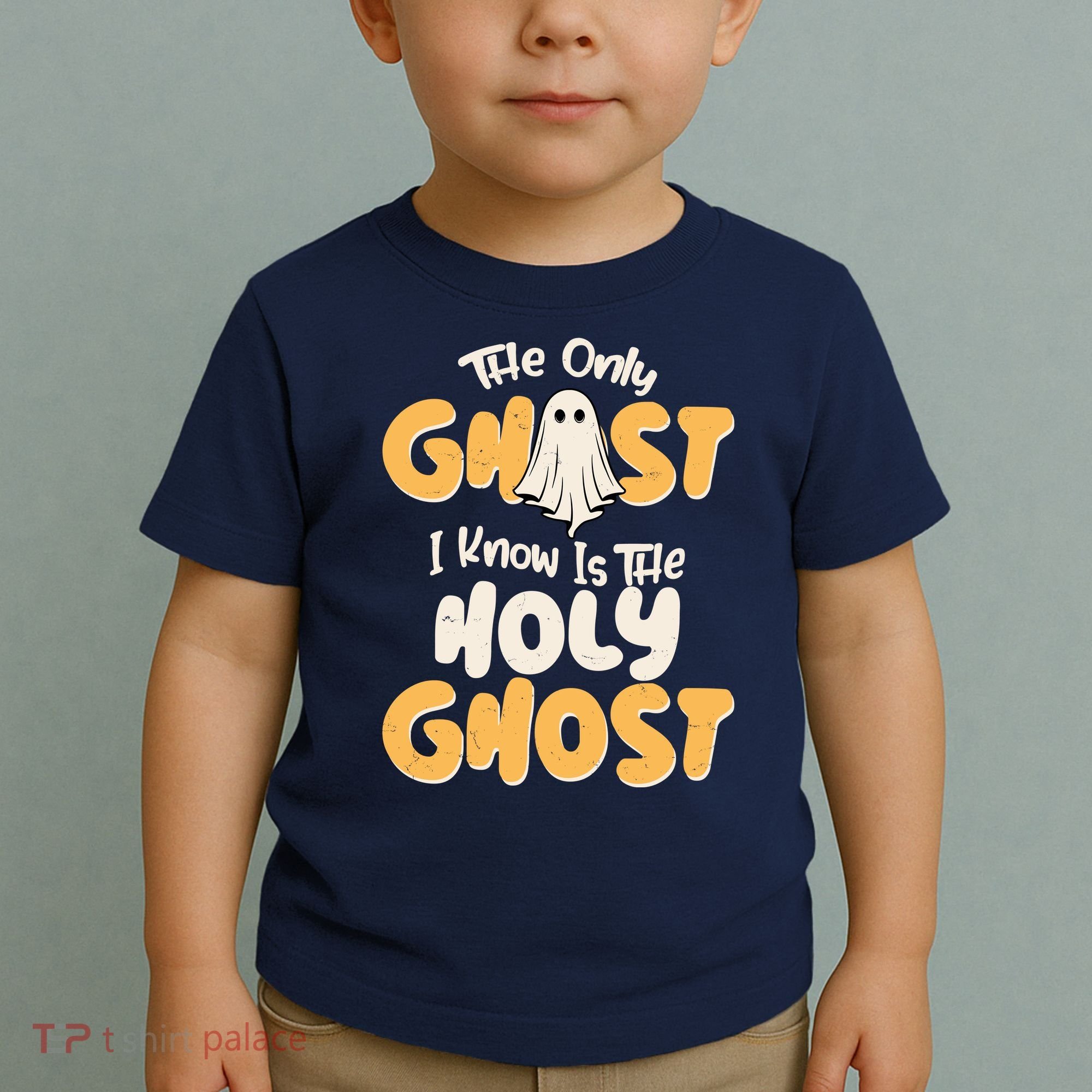 The Only Ghost I Know Is The Hold Ghost Christian Halloween Toddler T-Shirt