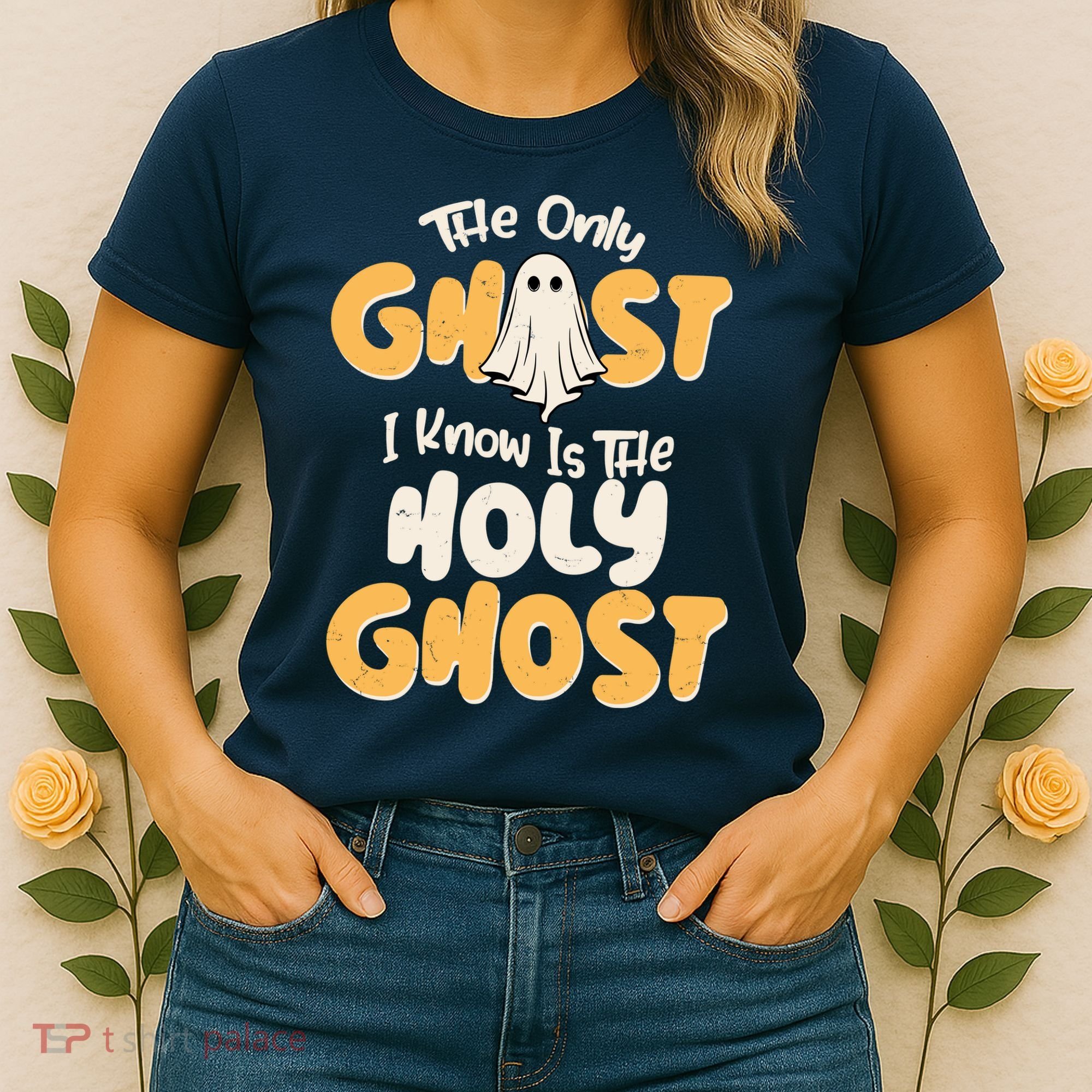 The Only Ghost I Know Is The Hold Ghost Christian Halloween Women's T-Shirt