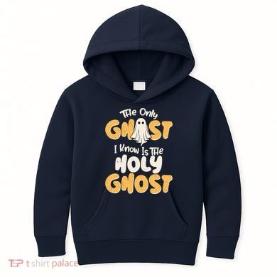The Only Ghost I Know Is The Hold Ghost Christian Halloween Kids Hoodie