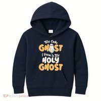 The Only Ghost I Know Is The Hold Ghost Christian Halloween Kids Hoodie thumb 0