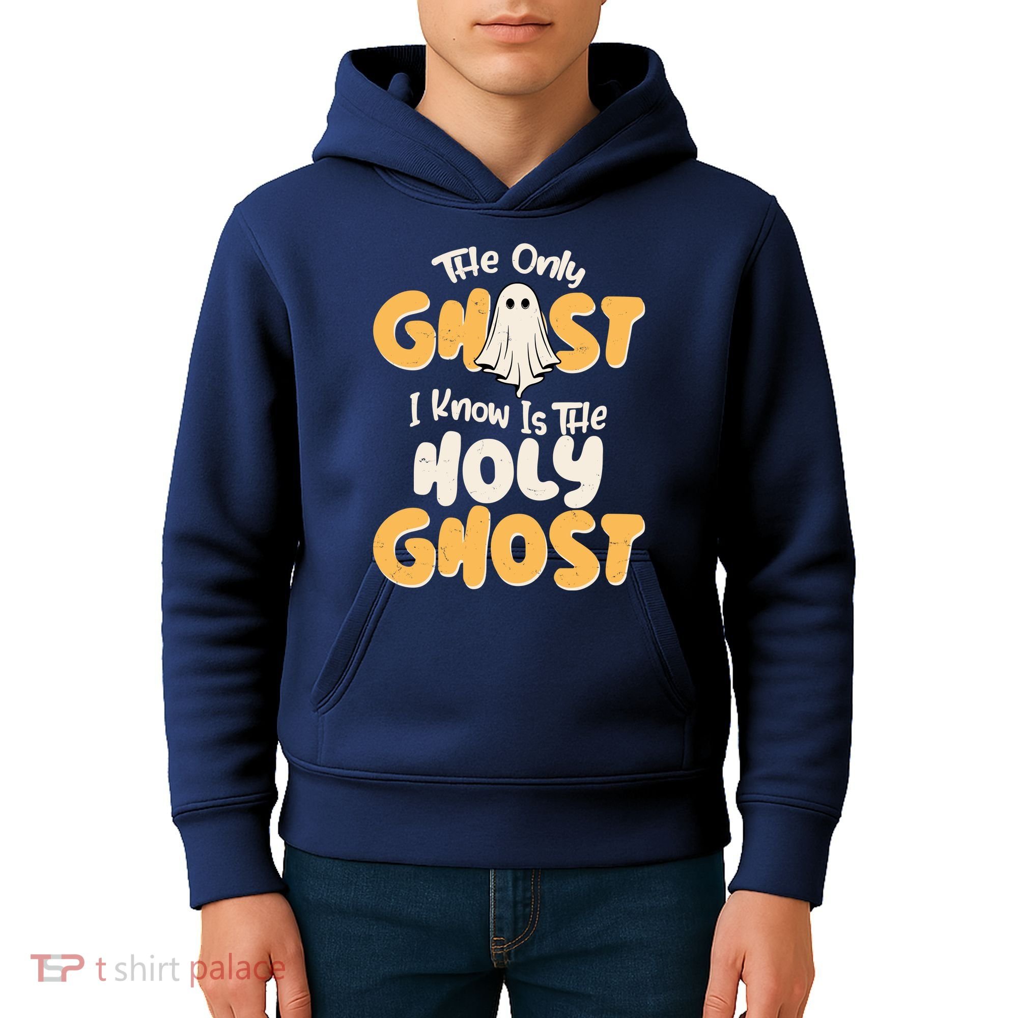 The Only Ghost I Know Is The Hold Ghost Christian Halloween Kids Hoodie