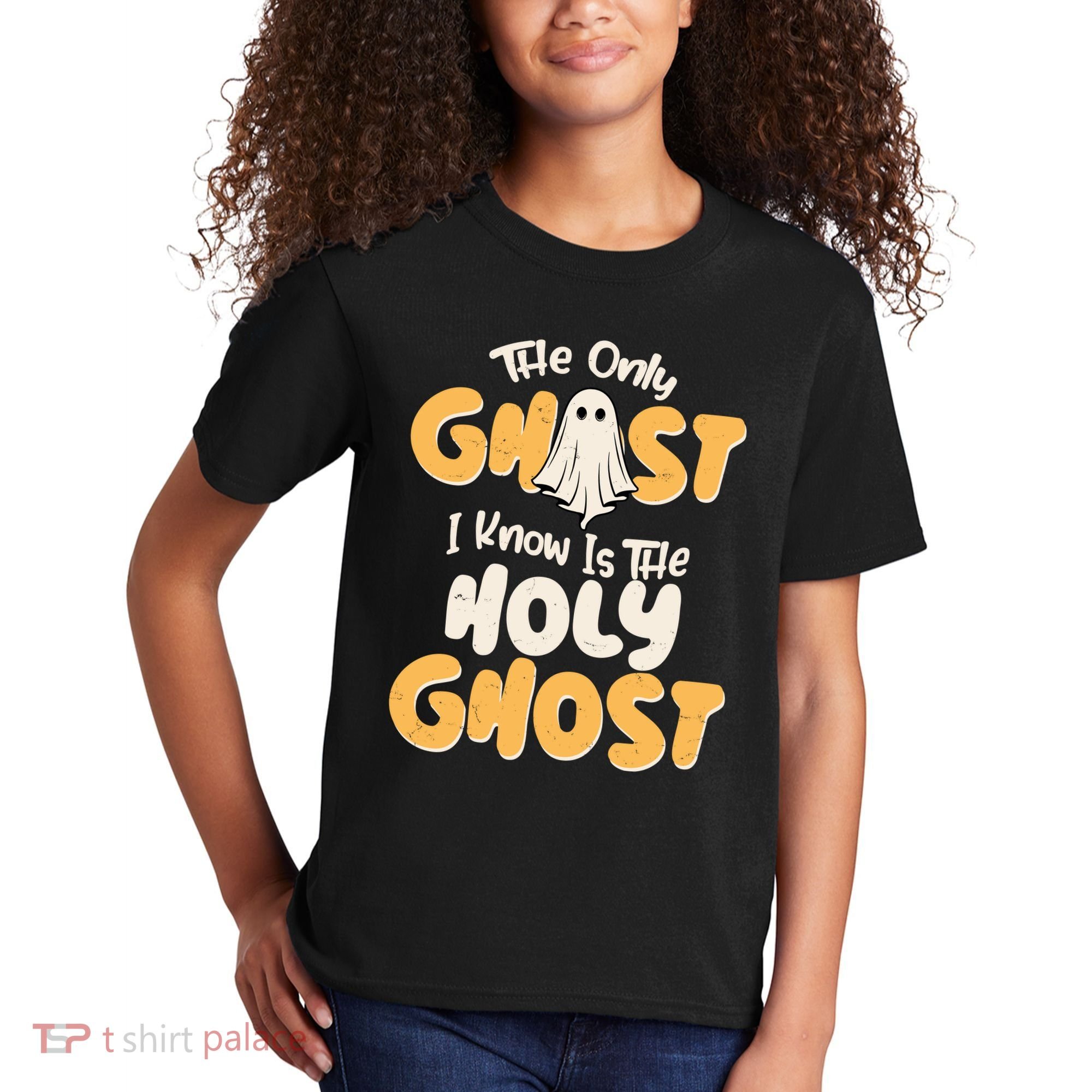 The Only Ghost I Know Is The Hold Ghost Christian Halloween Kids T-Shirt