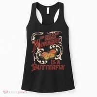 The Only Good Orange Monarch Is A Butterfly Insect Flowers Women's Tank Top thumb 0