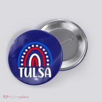 Tulsa Oklahoma Gift I Love Tulsa Oklahoma Usa Gift Button thumb 0