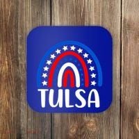 Tulsa Oklahoma Gift I Love Tulsa Oklahoma Usa Gift Coaster thumb 0