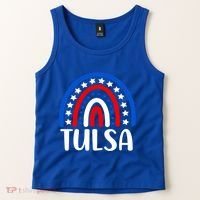 Tulsa Oklahoma Gift I Love Tulsa Oklahoma Usa Gift Tank Top thumb 2