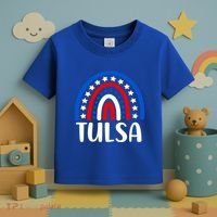 Tulsa Oklahoma Gift I Love Tulsa Oklahoma Usa Gift Toddler T-Shirt thumb 3