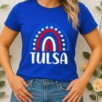 Tulsa Oklahoma Gift I Love Tulsa Oklahoma Usa Gift Women's T-Shirt thumb 2