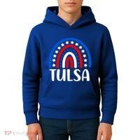 Tulsa Oklahoma Gift I Love Tulsa Oklahoma Usa Gift Kids Hoodie thumb 4
