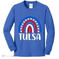 Tulsa Oklahoma Gift I Love Tulsa Oklahoma Usa Gift Kids Long Sleeve Shirt thumb 0
