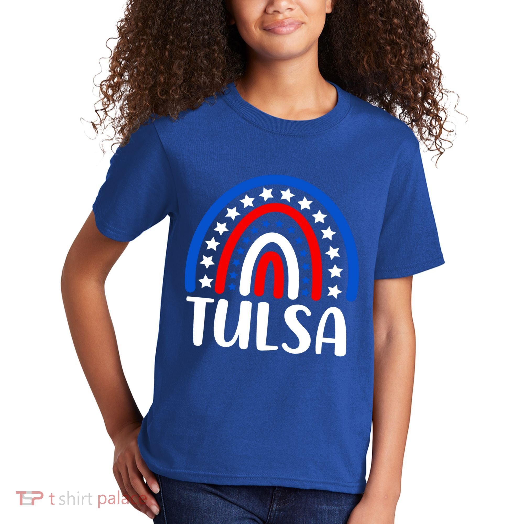 Tulsa Oklahoma Gift I Love Tulsa Oklahoma Usa Gift Kids T-Shirt