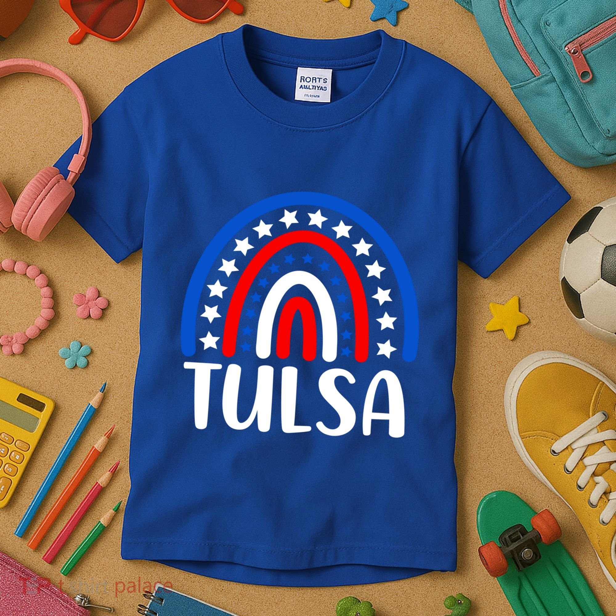 Tulsa Oklahoma Gift I Love Tulsa Oklahoma Usa Gift Kids T-Shirt