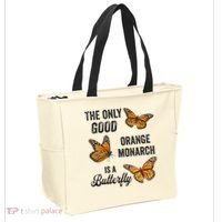 The Only Good Orange Monarch Is A Butterfly Tote Bag thumb 2