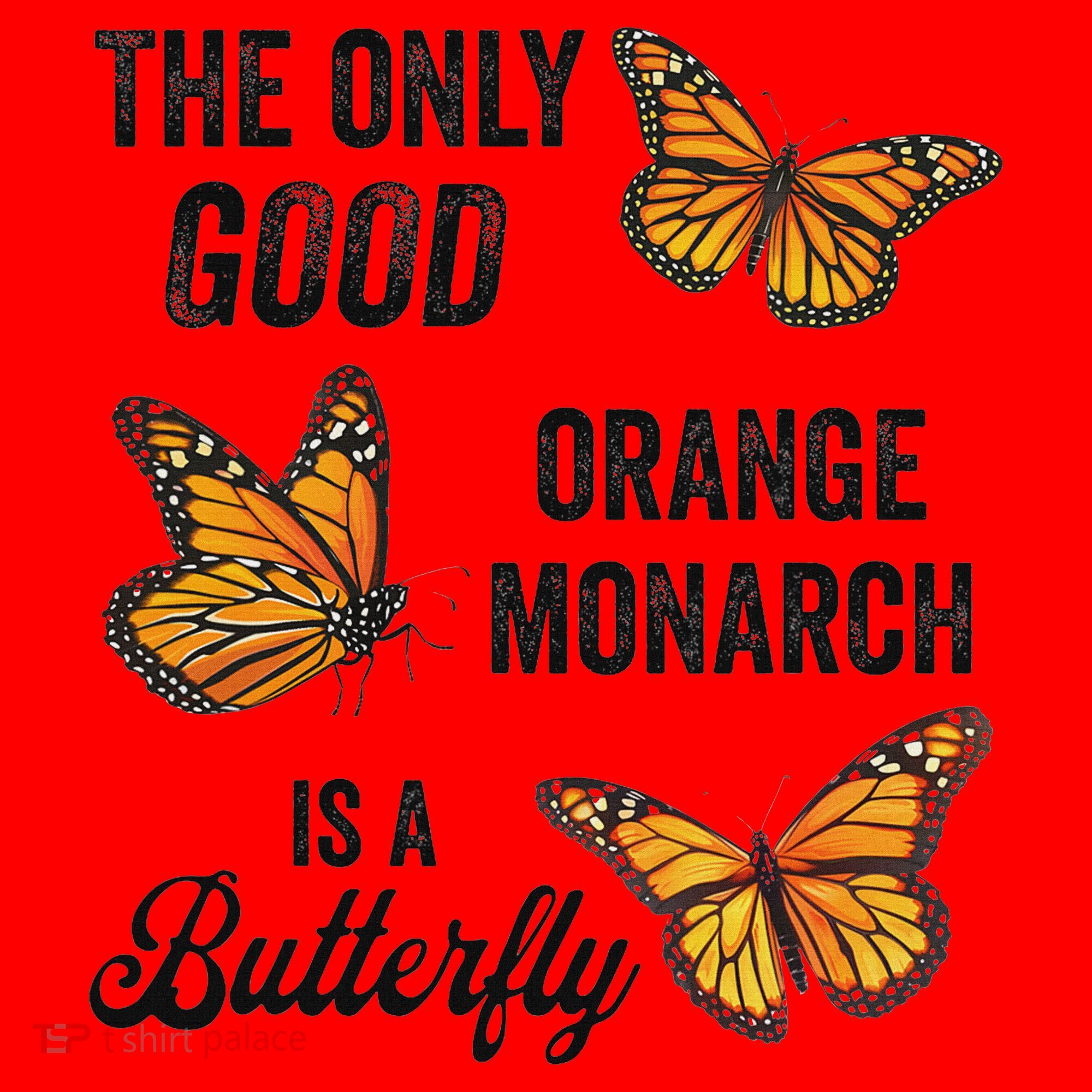The Only Good Orange Monarch Is A Butterfly Santa Hat