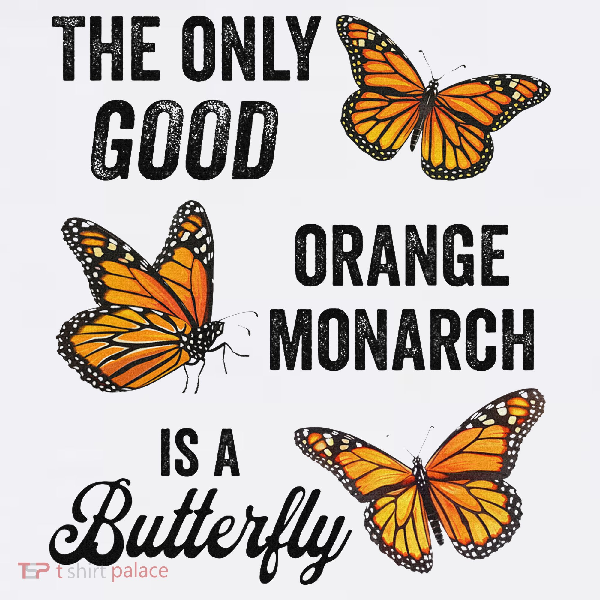 The Only Good Orange Monarch Is A Butterfly Mousepad