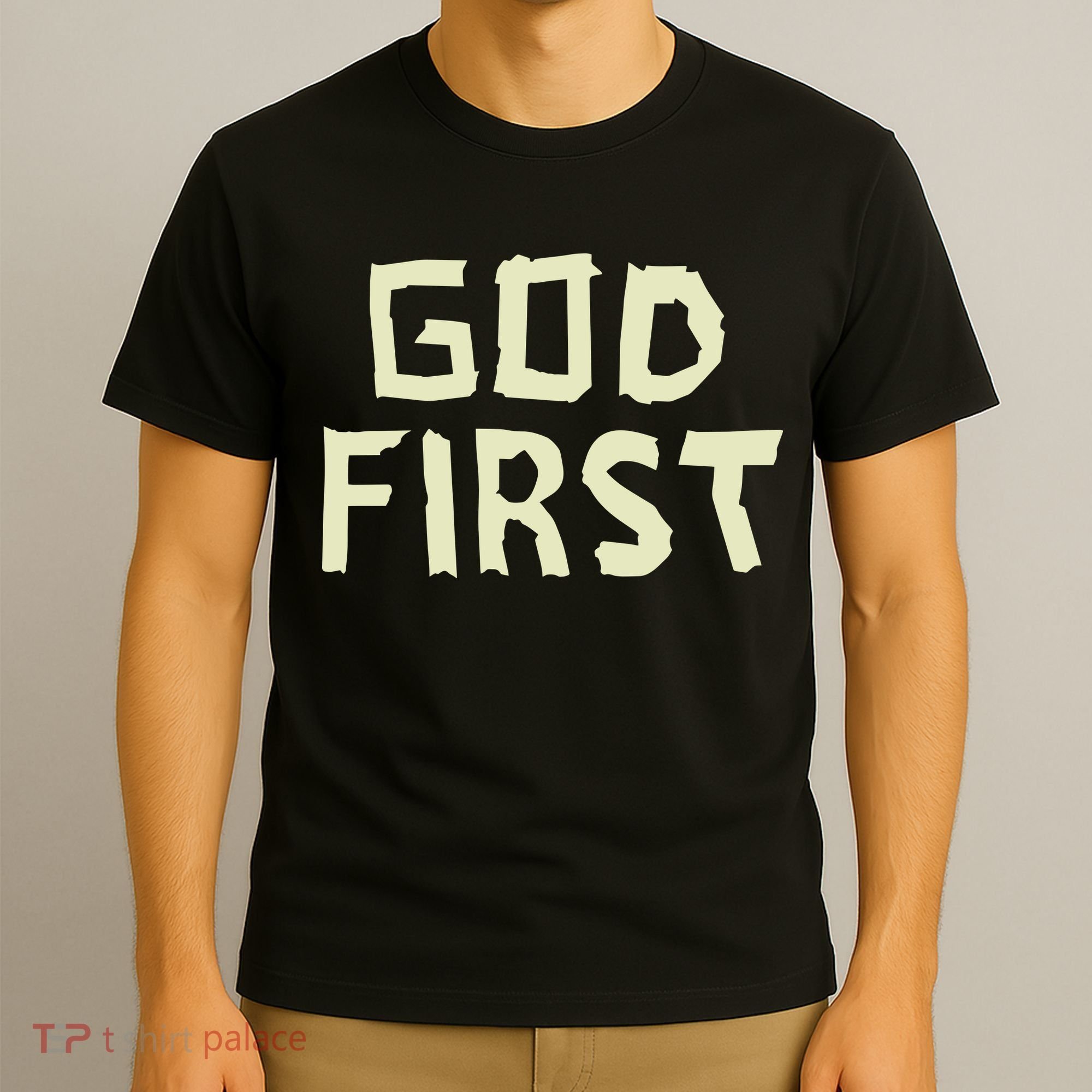 Taped Off God First T-Shirt