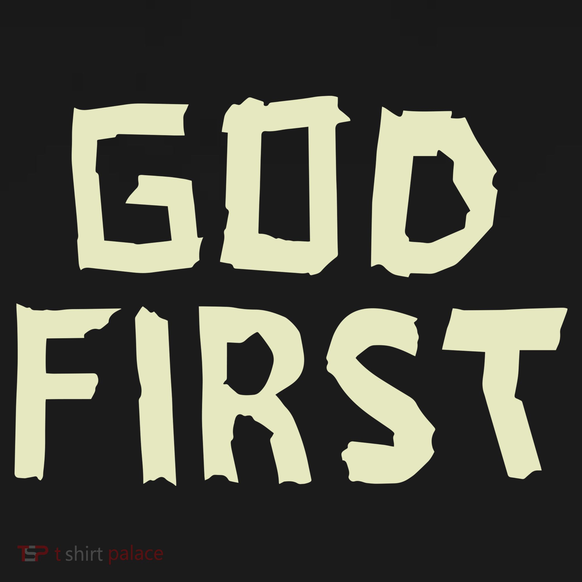 Taped Off God First T-Shirt