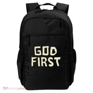 Taped Off God First Backpack