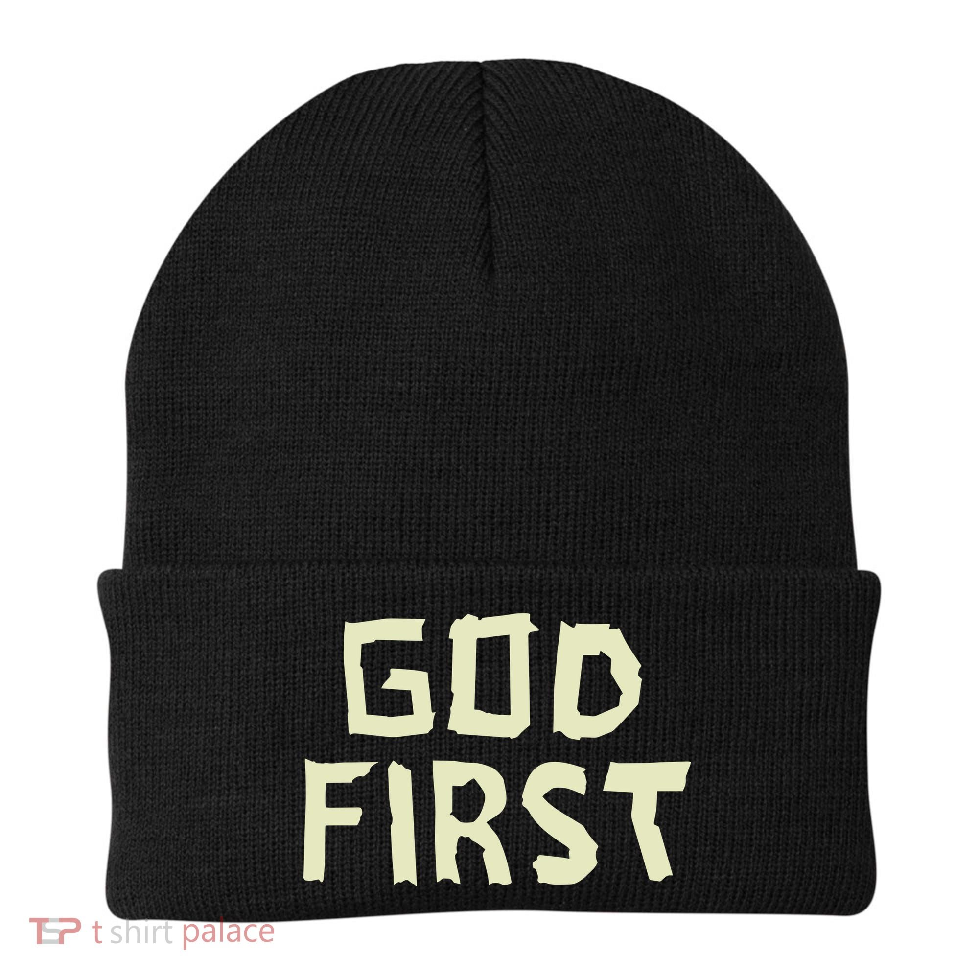 Taped Off God First Beanie