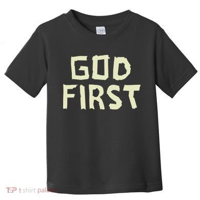 Taped Off God First Toddler T-Shirt