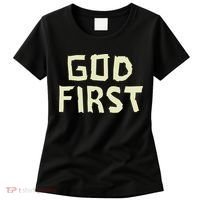 Taped Off God First Women's T-Shirt thumb 0