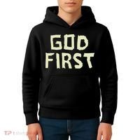 Taped Off God First Kids Hoodie thumb 4