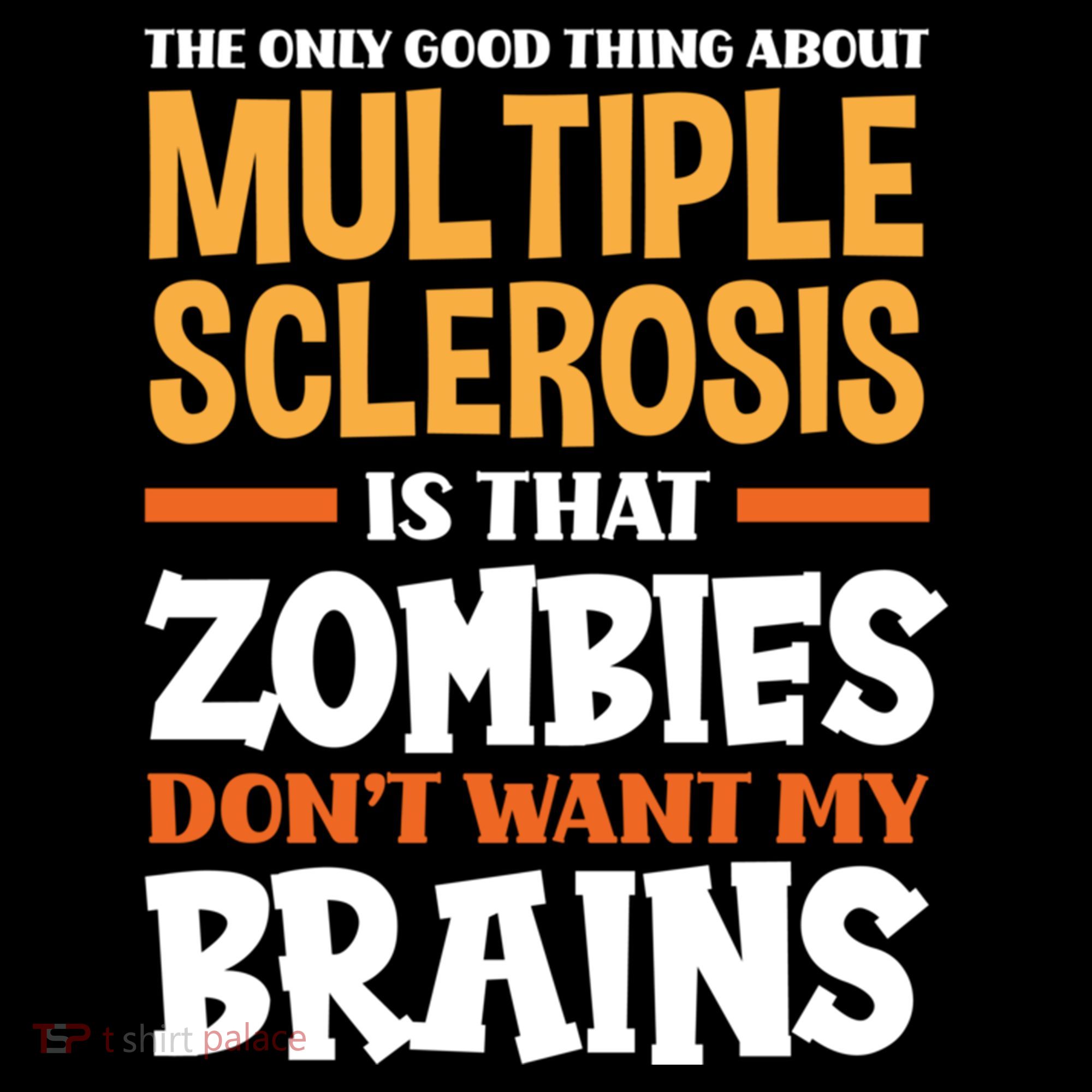 The Only Good Thing About Multiple Sclerosis Funny Ms Gift USA-Made Doggie Bandana