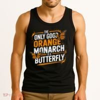 The Only Good Orange Monarch Is A Butterfly Tank Top thumb 3