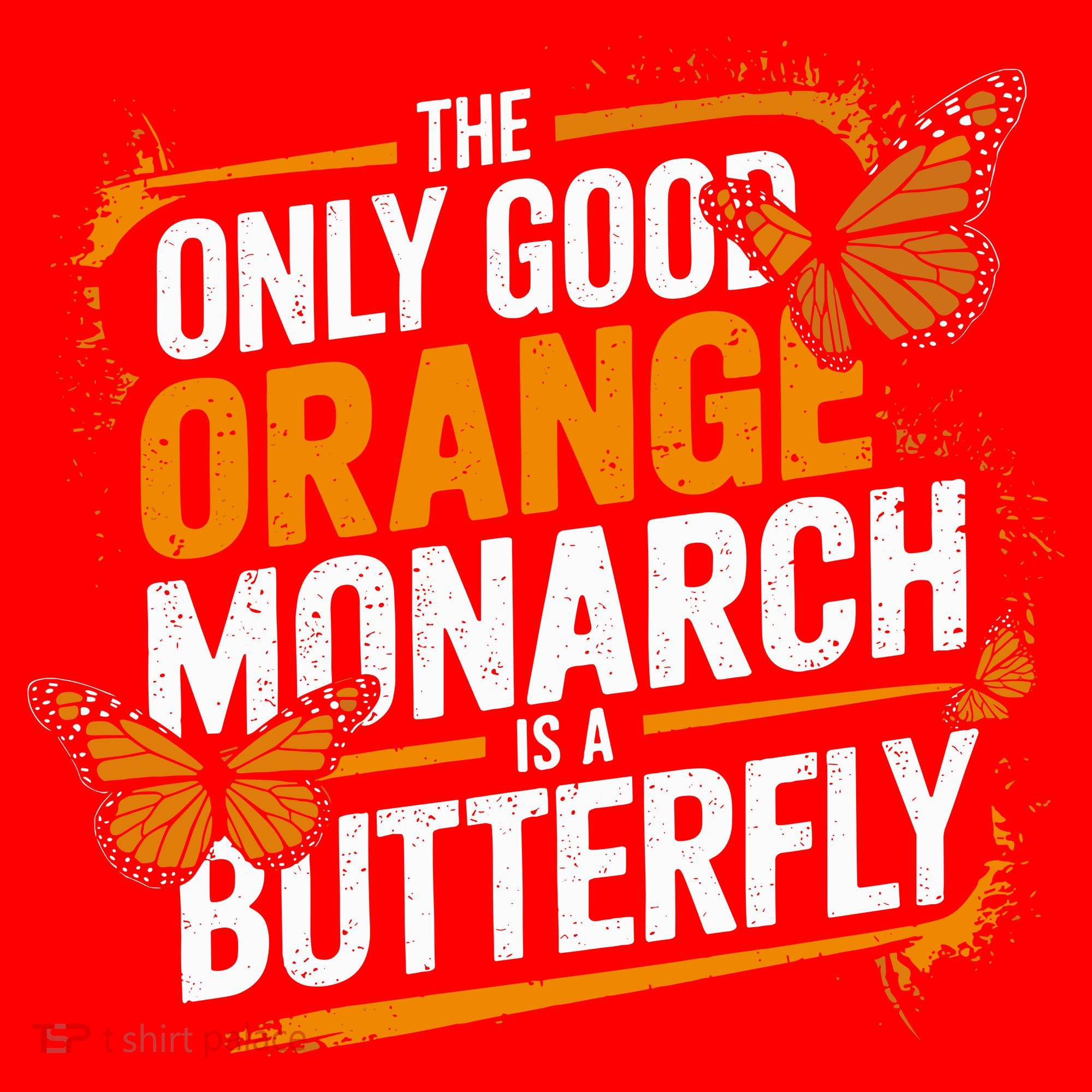 The Only Good Orange Monarch Is A Butterfly Santa Hat