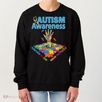 Together We Can Solve The Puzzle Autism Awareness Women's Sweatshirt thumb 0