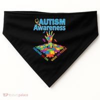 Together We Can Solve The Puzzle Autism Awareness USA-Made Doggie Bandana thumb 0