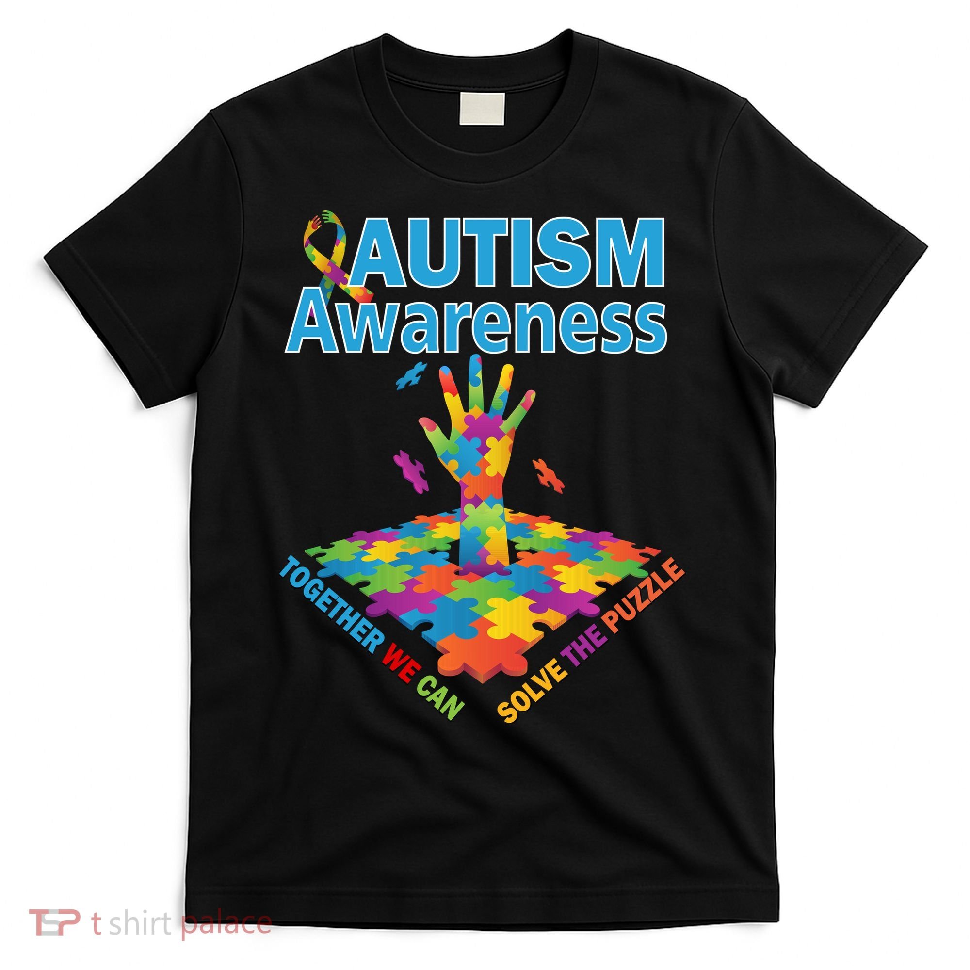 Together We Can Solve The Puzzle Autism Awareness T-Shirt