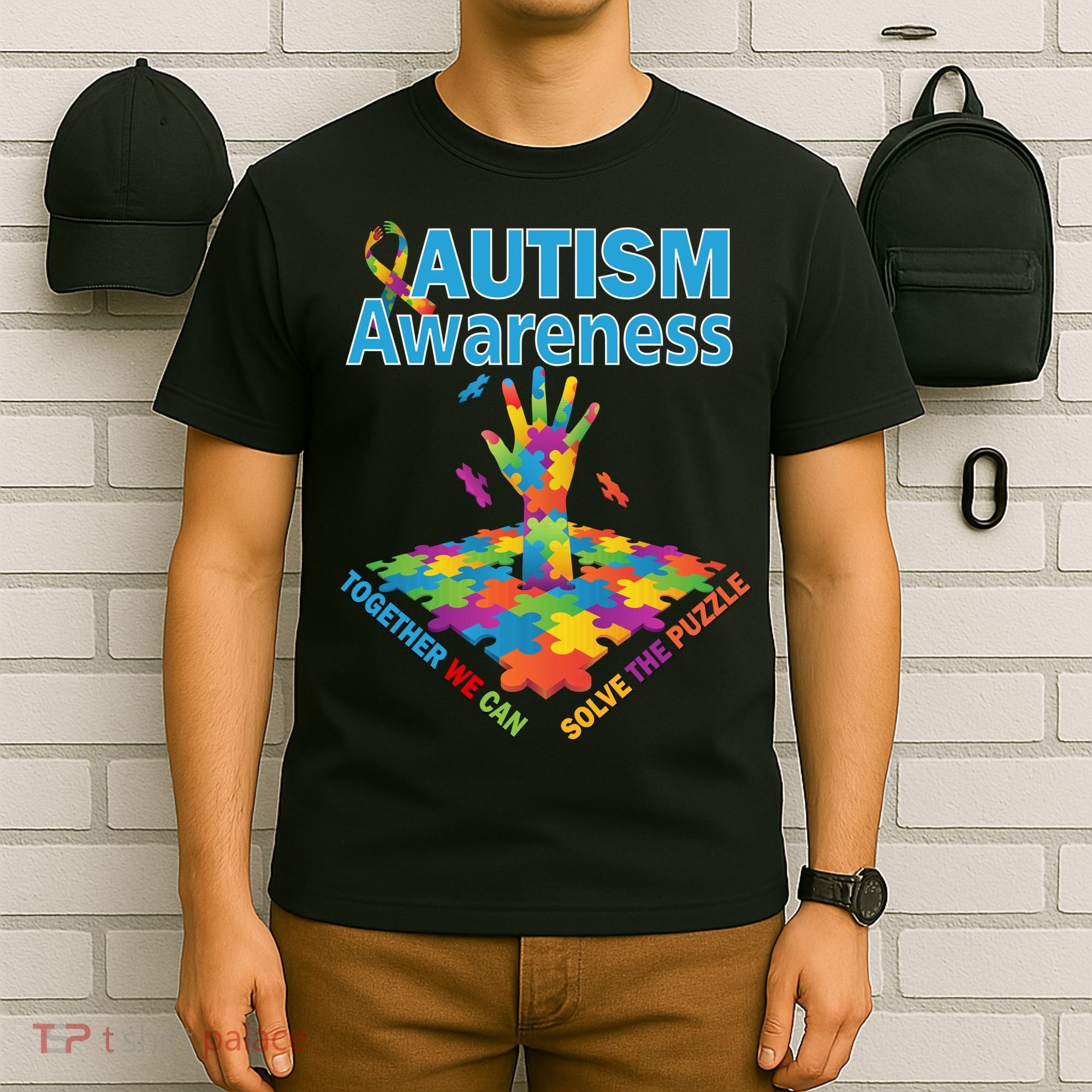 Together We Can Solve The Puzzle Autism Awareness T-Shirt