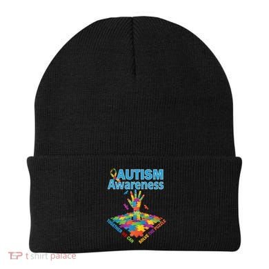 Together We Can Solve The Puzzle Autism Awareness Beanie