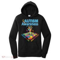 Together We Can Solve The Puzzle Autism Awareness Women's Hoodie thumb 0