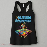 Together We Can Solve The Puzzle Autism Awareness Women's Tank Top thumb 3